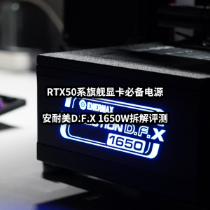 RTX50系旗艦顯卡必備電源丨安耐美D.F.X 1650W拆解評測