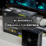 御三家也玩高性?xún)r(jià)比丨微星MAG A850GLS PCIE5電源開(kāi)箱拆解