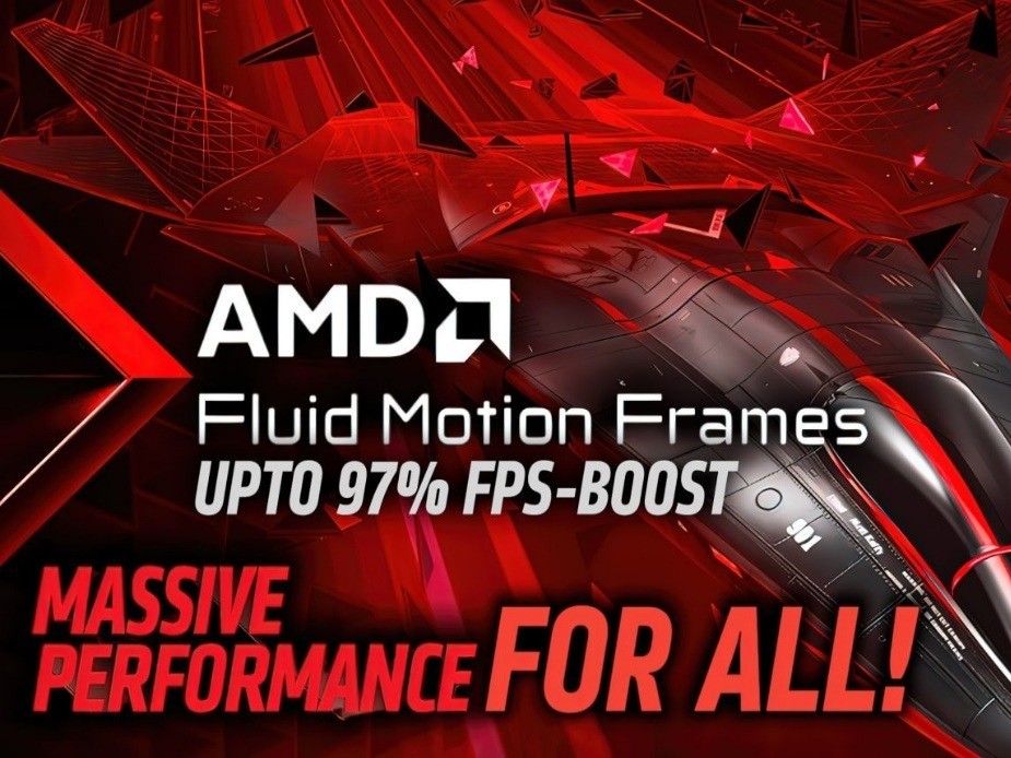 AMD帧生成技术AFMF正式发布:号称1080P性能提升97%，1440P提升103%