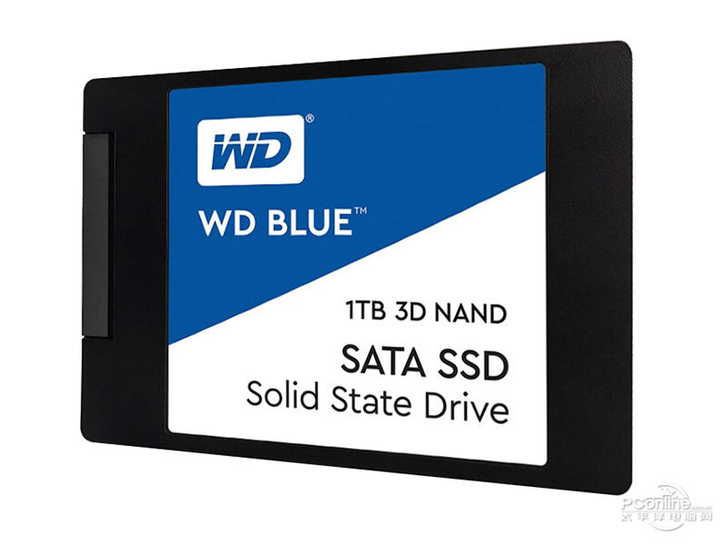西部数据WD BLUE 3D NAND SATA 1TB SSD效果图