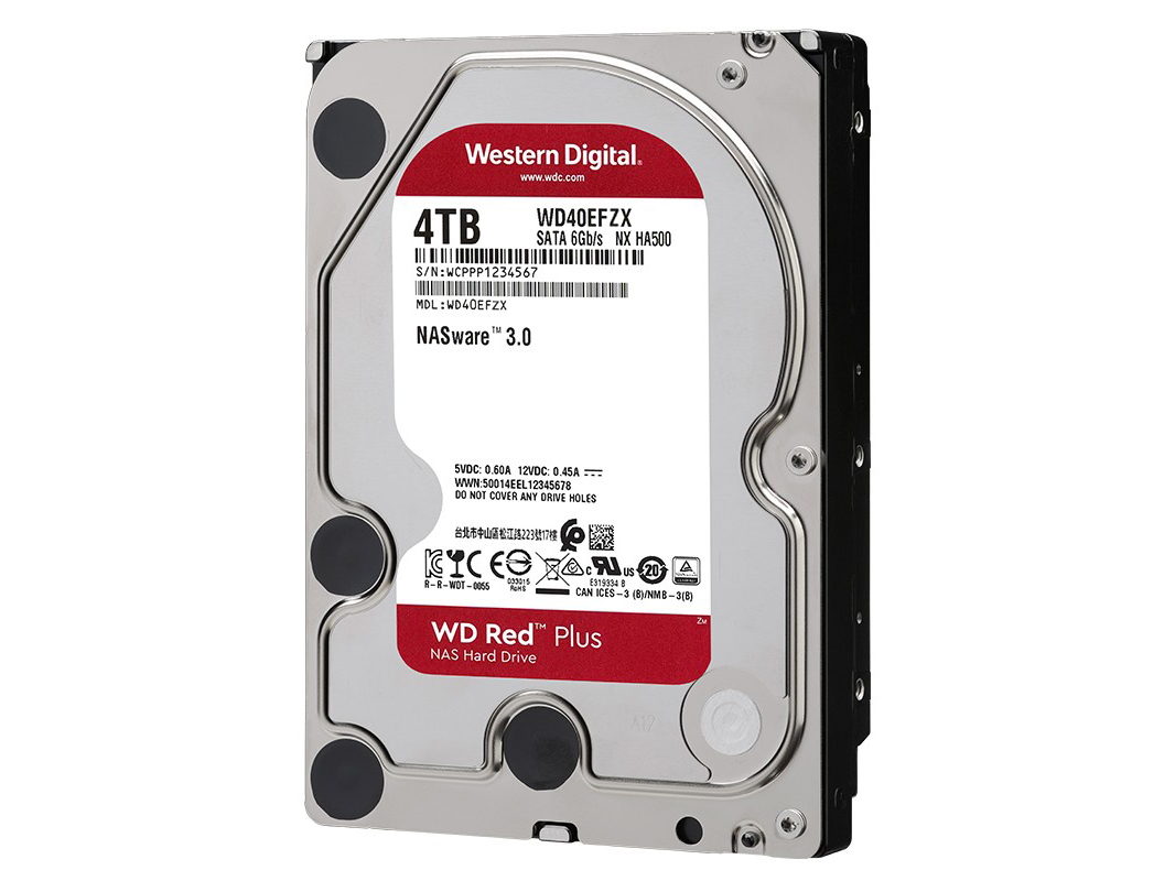 ݺPlus 4TB 128M SATA3Ӳ(WD40EFZX)ͼ