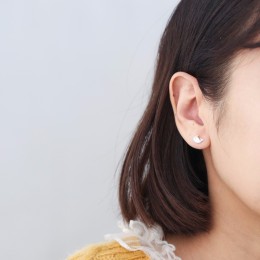 阿莉維妮 S925銀小鯨魚耳釘
