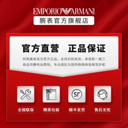 安普里奥·阿玛尼（Emporio Armani）满天星手表 女玫瑰金钢制表带镶钻石英轻奢女士腕表AR11244 满天星圆盘AR1926 32mm