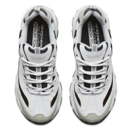 SKECHERS 斯凱奇 D'lites 1.0 男子休閑運動鞋 666114/WLGY 白色/淺灰色 40