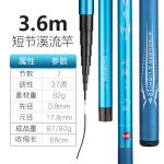 GW 光威 閃將溪流 魚竿 藍色 3.6M 37調(diào)