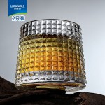 LOVWISH 樂唯詩 旋轉(zhuǎn)威士忌酒杯*2個(gè)