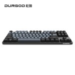 DURGOD 杜伽 K320w 87鍵 多模機(jī)械鍵盤 深空灰 Cherry銀軸 無光