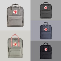 FJALLRAVEN北极狐双肩包kanken男女户外大容量书包电脑包运动旅行背包23510 021雾灰色 16L