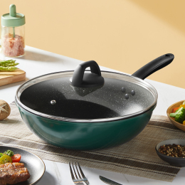 PLUS會員：COOKER KING 炊大皇 BG30MW 不粘炒鍋 30cm