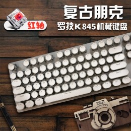 logitech 羅技 K845 104鍵 有線機械鍵盤 白色 國產(chǎn)紅軸 單光