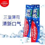 高露潔牙膏冰爽薄荷牙膏120g*6支 清新口氣含氟家庭套裝 冰爽薄荷120g*3+龍井 120g*3支