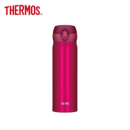 膳魔师（THERMOS）学生情侣进口保温保冷杯壶不锈钢真空防漏车载男女水杯 JNL-503-CRB 红色 500ml 500ml