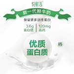 悅鮮活 低溫牛奶 450ml*3瓶