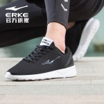 ERKE 鴻星爾克 男子跑鞋 11117202113 正黑 39