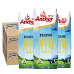 Anchor 安佳 牛奶 新西蘭原裝進(jìn)口成人青少年全脂純牛奶 營養(yǎng)早餐UHT 草飼奶源 250ml*24盒/箱