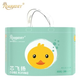 rouya 柔丫 芯飛揚系列 嬰兒拉拉褲 XXXL38片