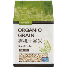 TIAN DI LIANG REN 天地糧人 有機十谷米 1.25kg
