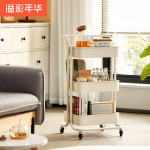 HOME ORGANIZER 溢彩年華 1088-WH 小推車置物架 白色
