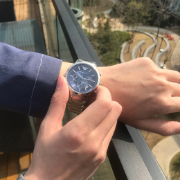 EMPORIO ARMANI 阿瑪尼 EmporioArmani阿瑪尼 經(jīng)典男士計時手表 - AR2448