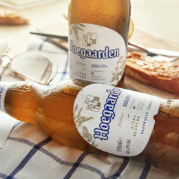 Hoegaarden 福佳 比利時(shí)風(fēng)味精釀啤酒小麥白啤 福佳白啤酒330ml*24瓶 整箱