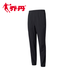 QIAODAN 喬丹 男子運(yùn)動長褲 XYK1396239 黑色 L