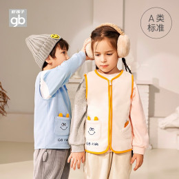 gb 好孩子 兒童搖粒絨無領馬甲