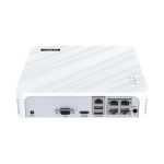 HIKVISION ?？低?7104N-F1/4P 網(wǎng)絡(luò)硬盤錄像機 4路 白色