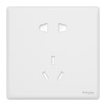 Schneider Electric 施耐德電氣 NP1426_10US_WE_C1 珍鉑系列 白色正位五孔插座單只