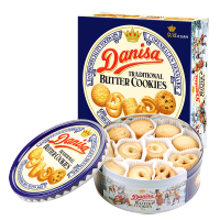 皇冠（danisa）丹麦曲奇饼干368g罐装 零食礼盒团购520节日送礼物 印尼进口 