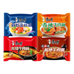 康師傅 方便面 紅燒牛肉面10袋