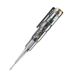 DELIXI 德力西 LED高亮彩光測電筆 1支裝+3電池