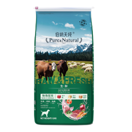 Pure&Natural 伯納天純 生·鮮系列 牧場(chǎng)狂歡全犬全階段狗糧 12kg