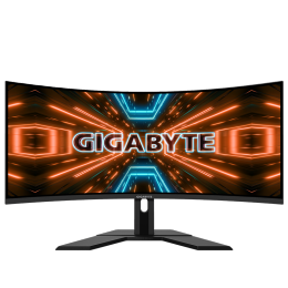 技嘉（GIGABYTE）34英寸准4K 显示器/曲面21:9战术带鱼屏游戏战术辅助 GS34WQC 曲面带鱼屏/1ms/135HZ