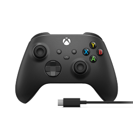 Microsoft 微軟 Xbox One S 無線控制器+USB-C線纜 磨砂黑