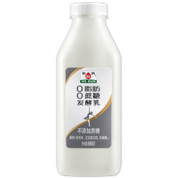 HE RUN 和潤(rùn) 零蔗糖發(fā)酵乳 880g 單瓶裝