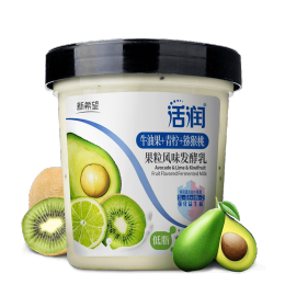 新希望 風(fēng)味發(fā)酵乳酸奶 牛油果+青檸+獼猴桃 370g*2 瓶