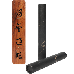 蘇州博物館 煙云過眼檀木香盒 30x145x27mm