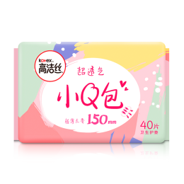 kotex 高潔絲 小Q包150mm40片無香型護(hù)墊衛(wèi)生巾