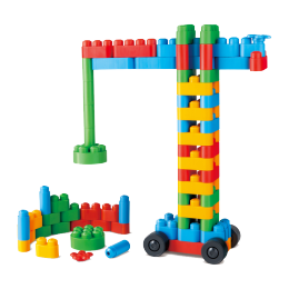 Hape 柔性積木 760008 PolyM創(chuàng)趣進(jìn)階套（80顆粒）
