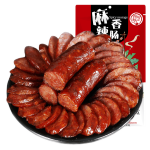 蜀臘記（SHULAJI）四川臘腸麻辣香腸熟食臘味川味香腸四川特產(chǎn)美食下酒菜年貨送禮品 招牌臘腸400g [建議拍2份]