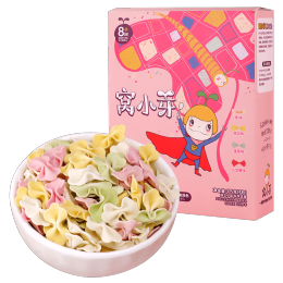 窩小芽 兒童果蔬蝴蝶面 175g