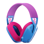 logitech 羅技 G435 頭戴式耳罩式藍(lán)牙游戲耳機(jī) 藍(lán)色