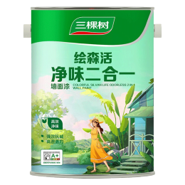 3Trees 三棵樹 繪森活系列 凈味二合一墻面漆 18L