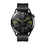 HUAWEI 華為 WATCH GT3 智能手表 46mm 黑色精鋼表殼 活力黑硅膠表帶（北斗、血壓、GPS、血氧、心率）
