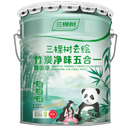 3Trees 三棵樹 云繪系列 竹炭凈味五合一墻面漆 乳白色 18L