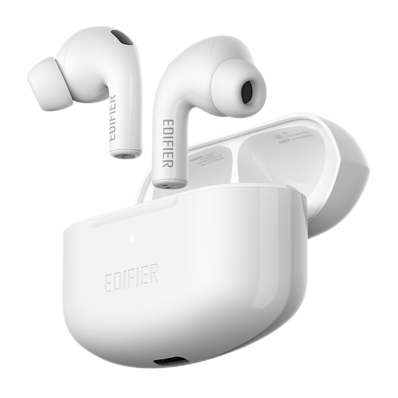 漫步者（EDIFIER）Lolli Pro2真无线主动降噪蓝牙游戏耳机入耳式耳麦LolliPodsPro系列 冰川白