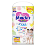 PLUS會(huì)員：Merries 妙而舒 嬰兒拉拉褲 XL38片