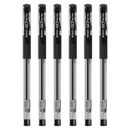 M&G 晨光 Q7 拔帽中性筆 黑色 0.5mm 12支裝
