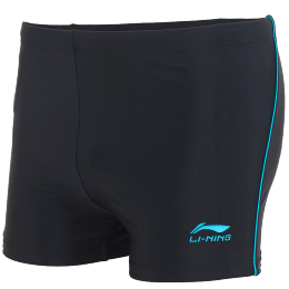 LI-NING 李寧 男子泳褲 LSSN627-2 黑/藍(lán) XL