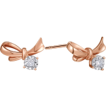 CHJ JEWELLERY 潮宏基 追光系列 星語 18K金鉆石耳釘 單只款 EEK32204054